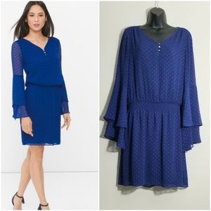White House Black Market  Bell Sleeve Dress 10